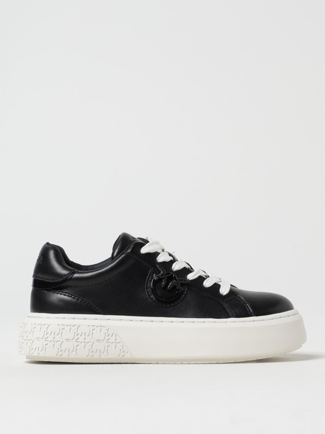 PINKO SNEAKERS: Sneakers Flatform Pinko in pelle , Nero - Img 1