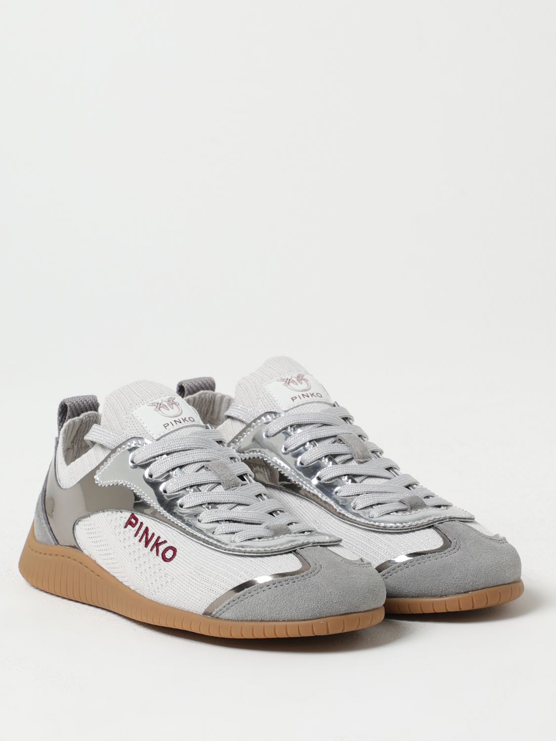 PINKO SNEAKERS: Sneakers woman Pinko, Silver - Img 2