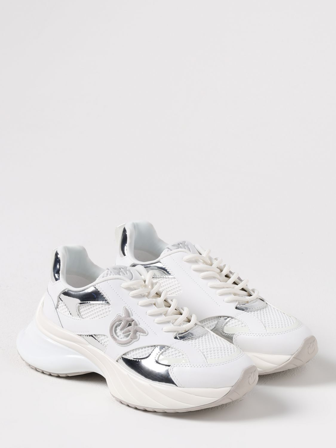 PINKO SNEAKERS: Sneakers damen Pinko, Weiss 1 - Img 2