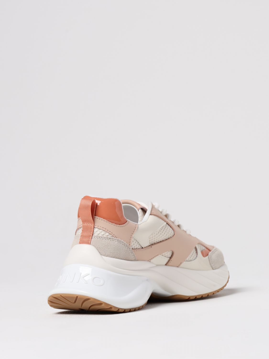 PINKO SNEAKERS: Sneakers woman Pinko, Beige - Img 3