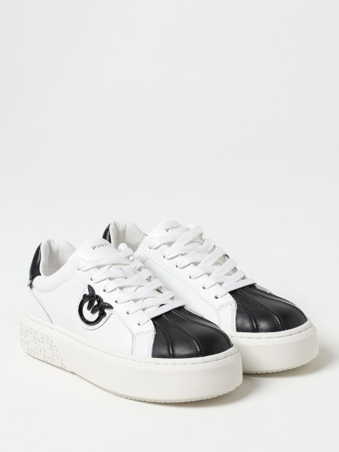 PINKO SNEAKERS: Sneakers Yoko Pinko in pelle , Bianco - Img 2