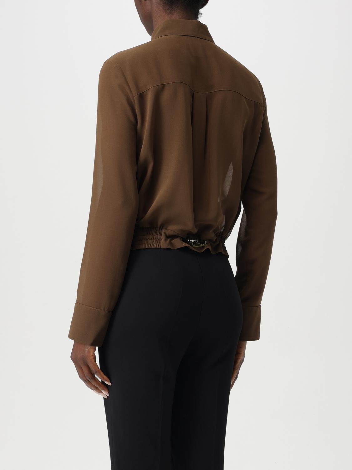 PINKO SHIRT: Shirt woman Pinko, Brown - Img 2