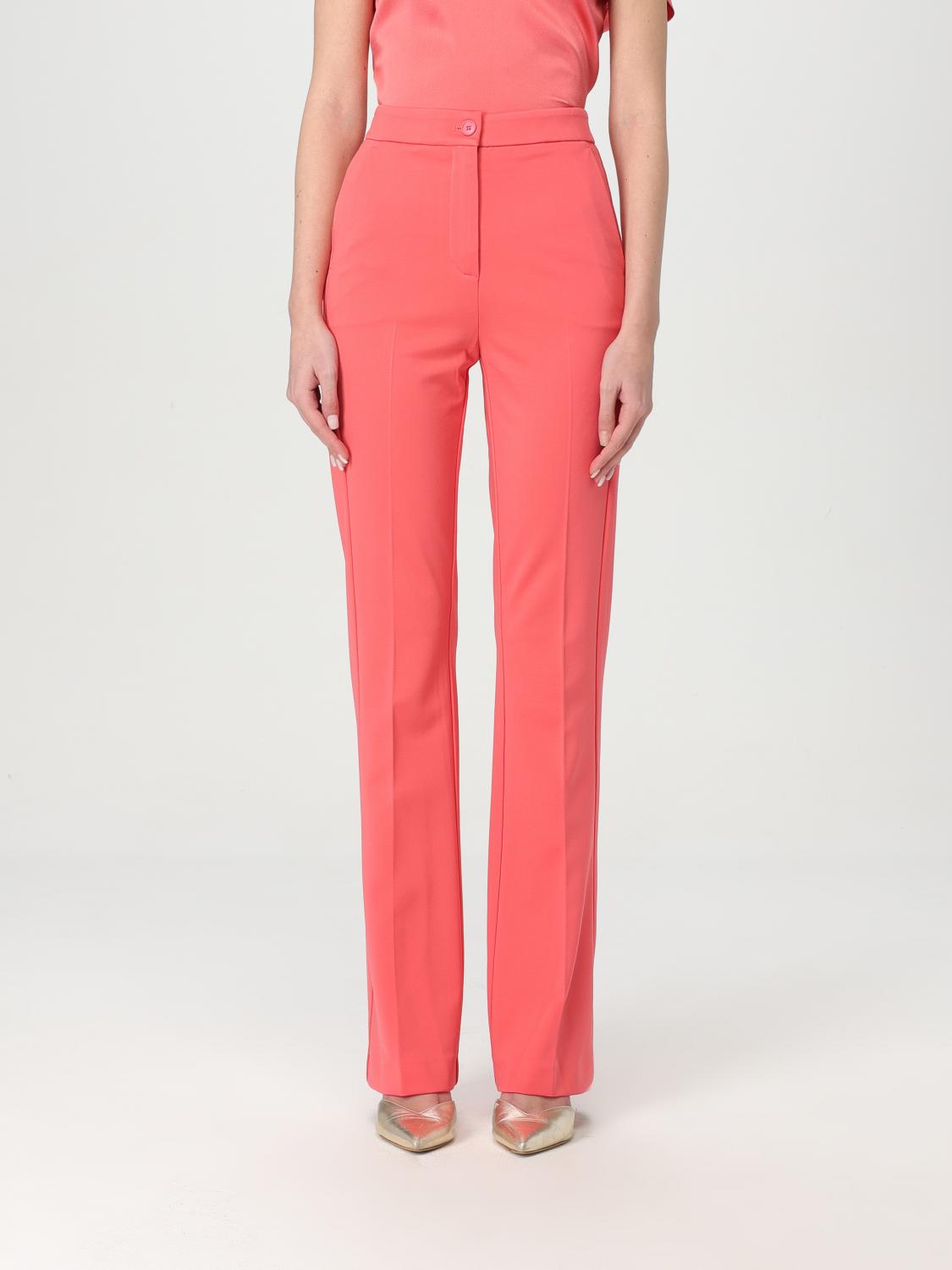 PINKO PANTALONI: Pantalone Pinko in misto viscosa , Corallo - Img 1