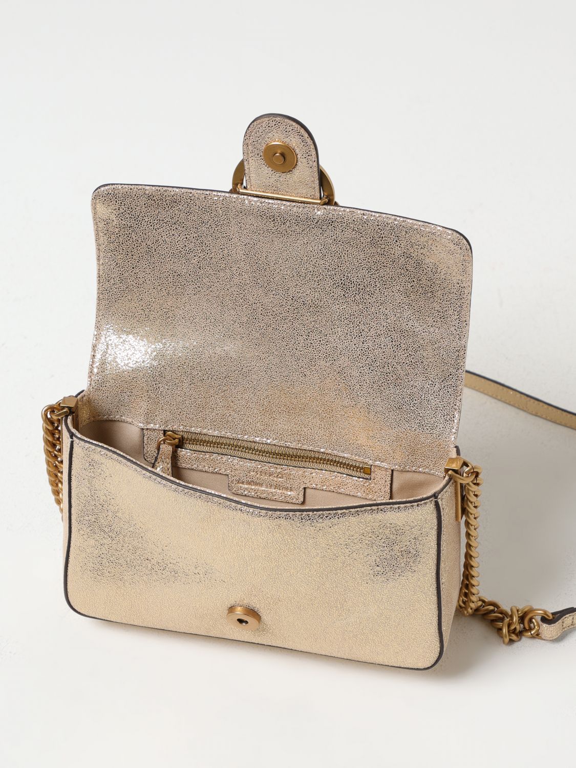 PINKO MINI SAC À MAIN: Sac bandoulière femme Pinko, Platine - Img 3