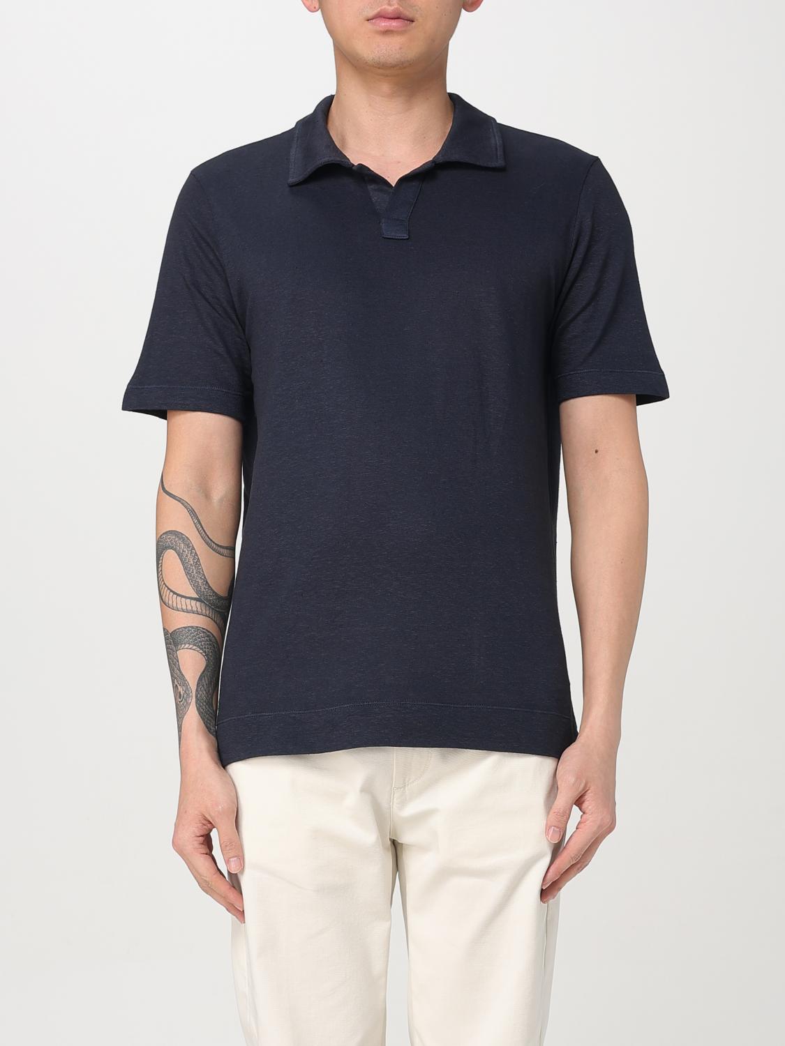 MASSIMO ALBA POLO SHIRT: Polo shirt men Massimo Alba, Blue - Img 1