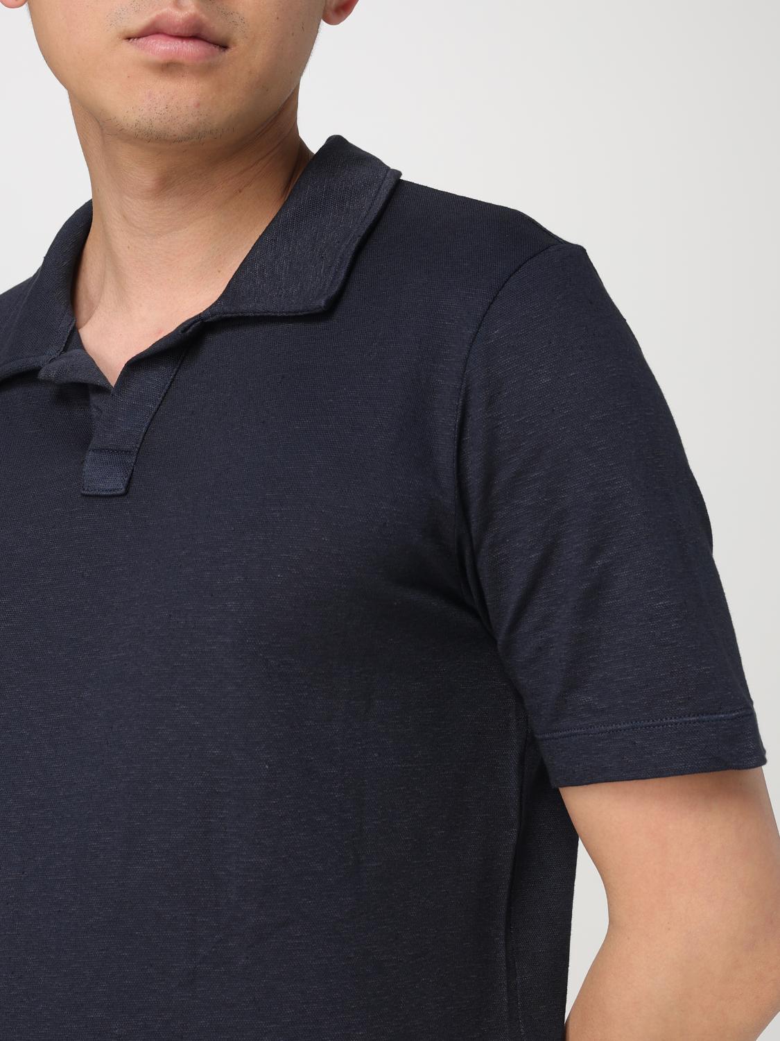 MASSIMO ALBA POLO SHIRT: Polo shirt men Massimo Alba, Blue - Img 3