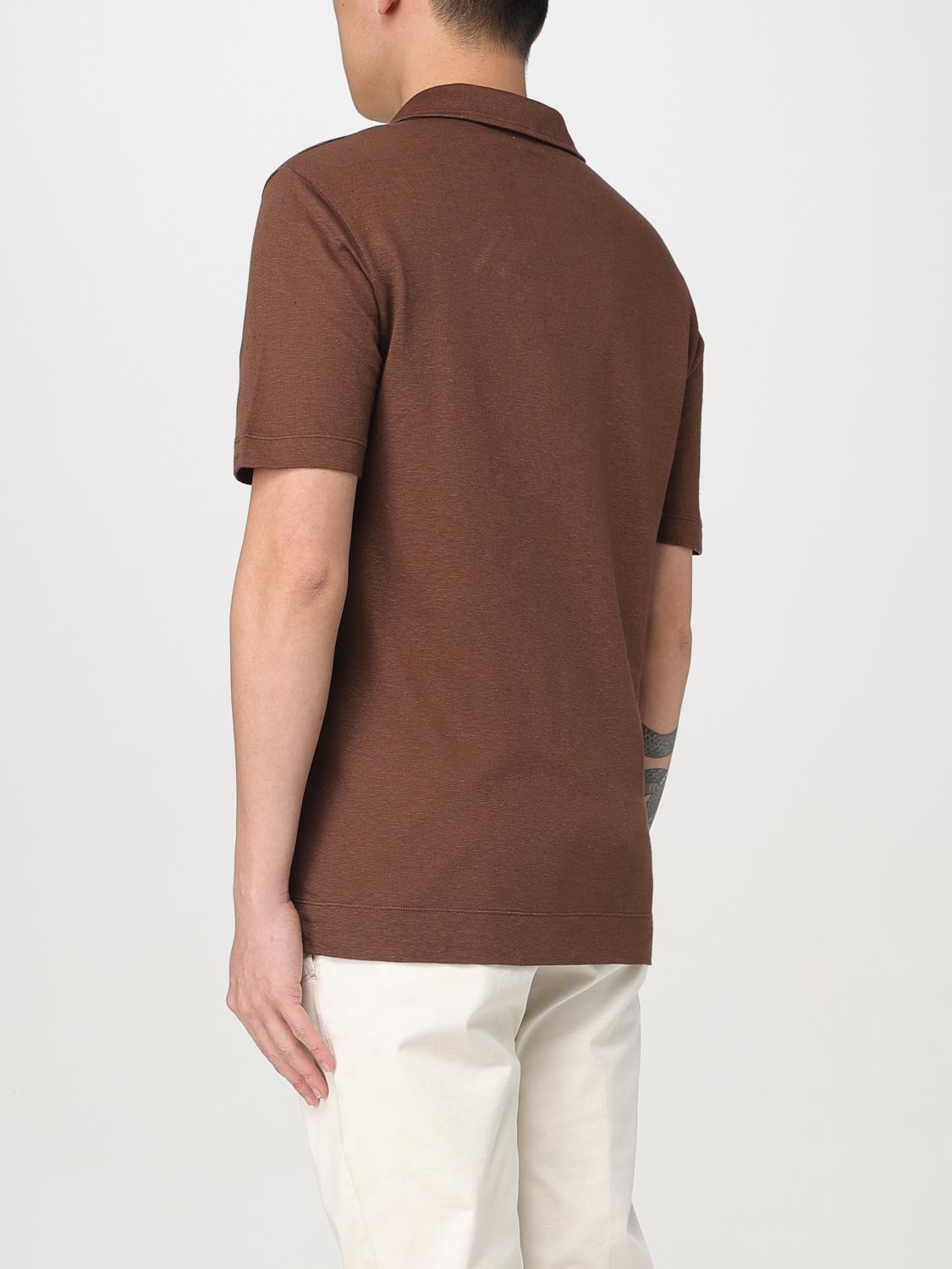 MASSIMO ALBA POLO SHIRT: Polo shirt men Massimo Alba, Brown - Img 2