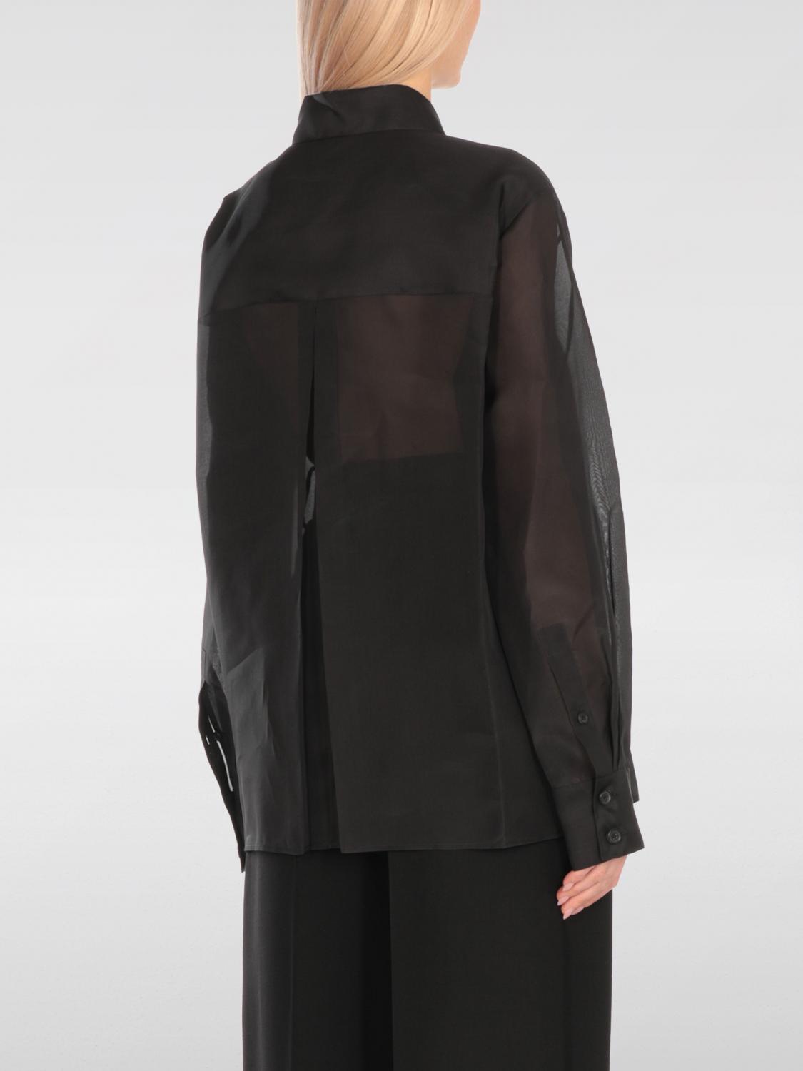 KHAITE CAMICIA: Camicia classica Khaite in seta , Nero - Img 3