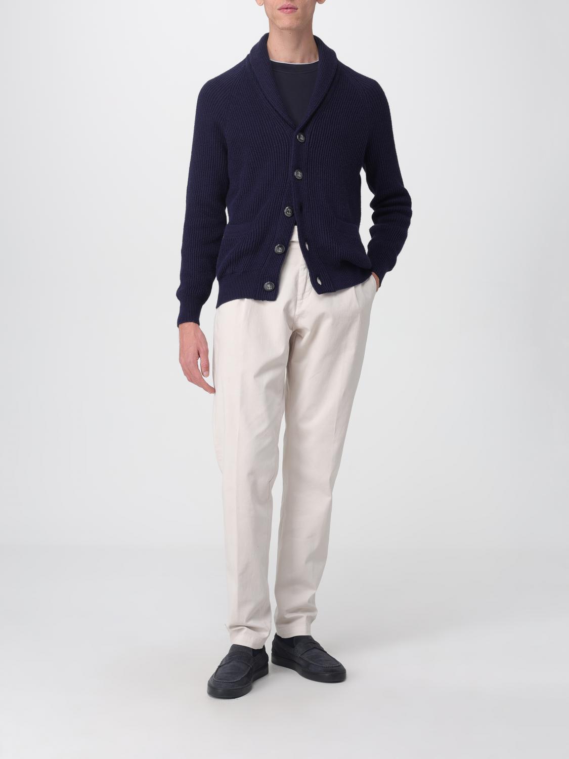 BRUNELLO CUCINELLI PULLOVER: Pullover herren Brunello Cucinelli, Blau - Img 2