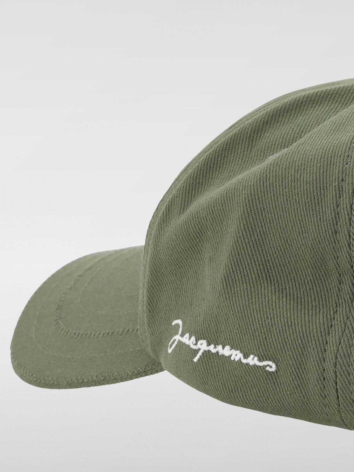 JACQUEMUS CAPPELLO: Cappello da baseball in cotone Jacquemus, Kaki - Img 3