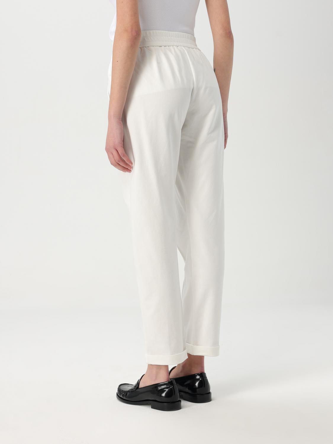 BRUNELLO CUCINELLI PANTS: Pants woman Brunello Cucinelli, Natural - Img 3