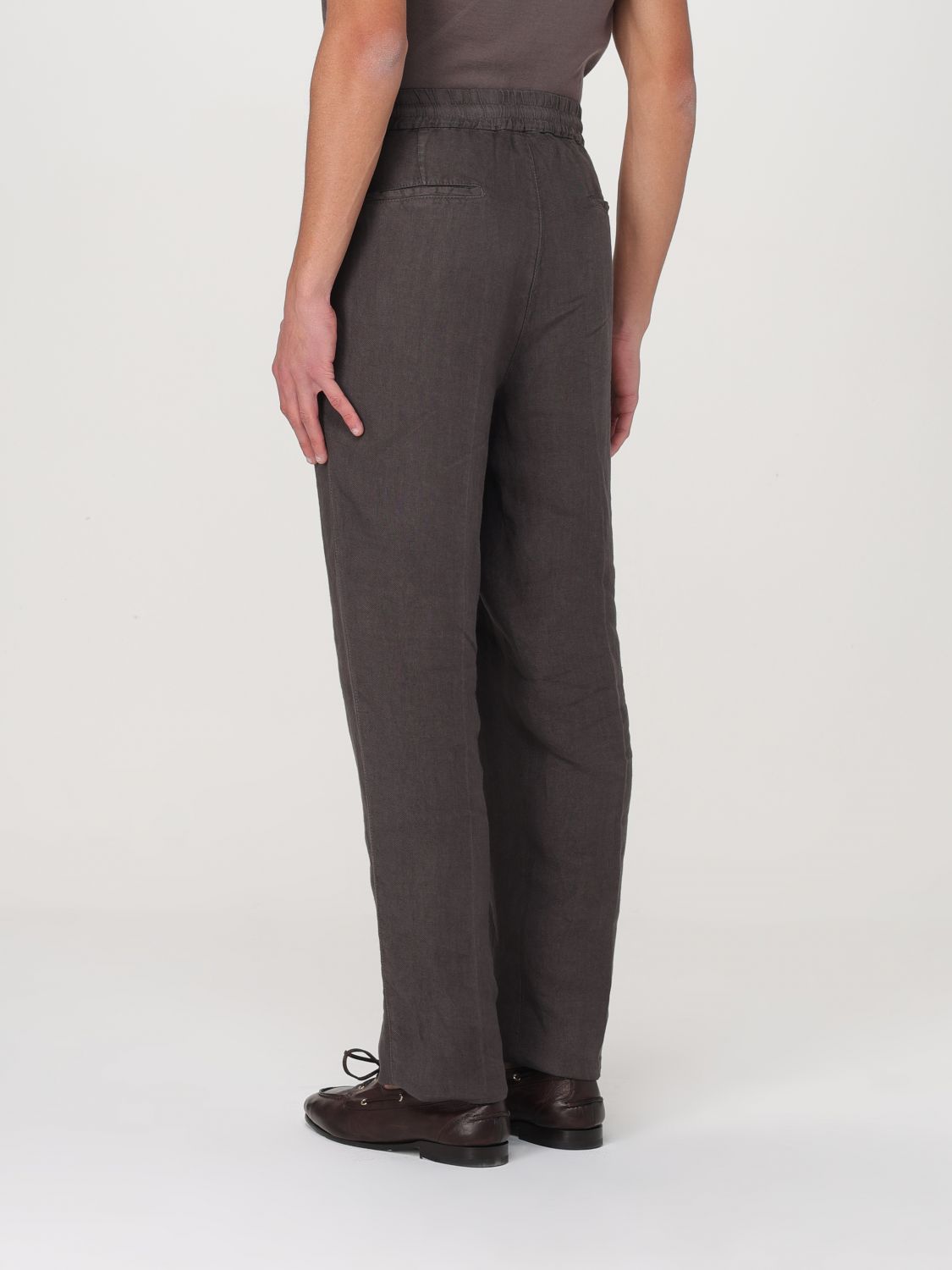 BRUNELLO CUCINELLI PANTALON: Pantalon homme Brunello Cucinelli, Café - Img 3