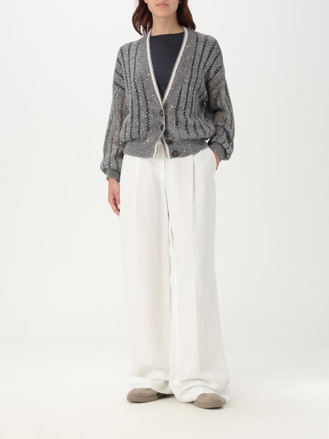 BRUNELLO CUCINELLI TOP: Pullover damen Brunello Cucinelli, Blau - Img 2