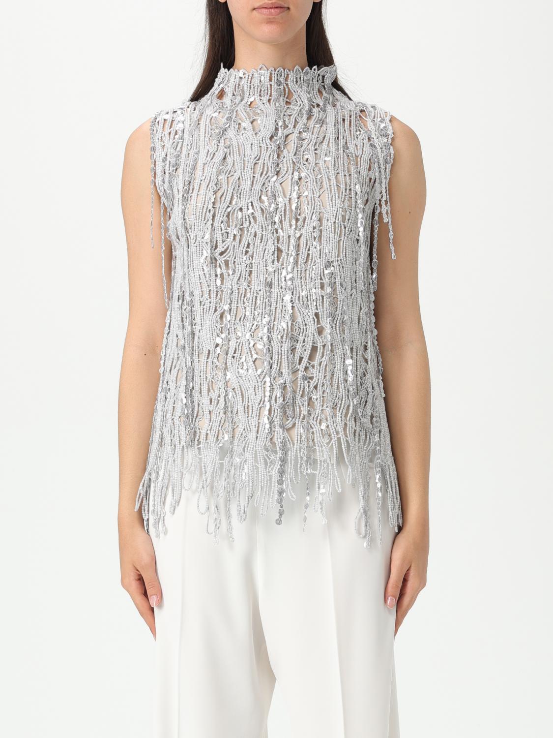 BRUNELLO CUCINELLI TOP: Jersey mujer Brunello Cucinelli, Natural - Img 1