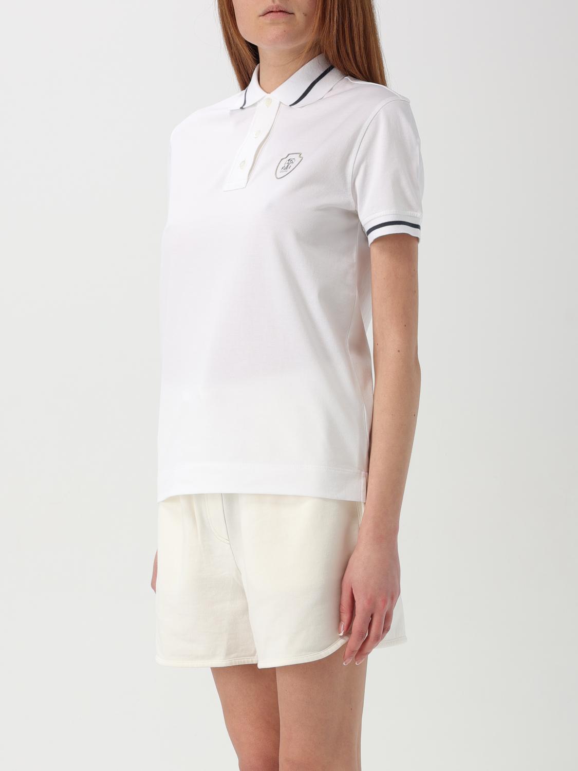 BRUNELLO CUCINELLI POLO SHIRT: T-shirt woman Brunello Cucinelli, White - Img 4