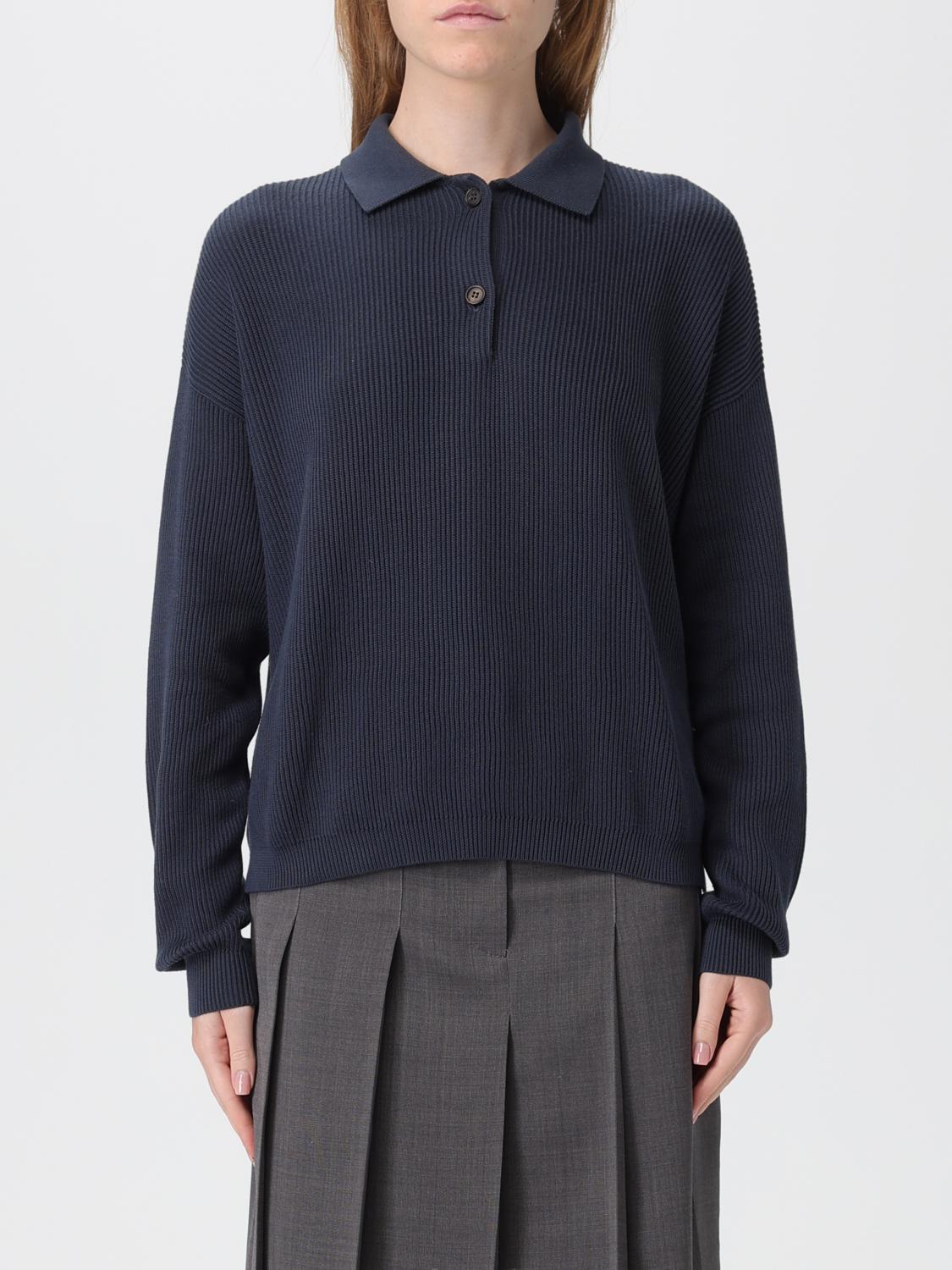 BRUNELLO CUCINELLI POLO: Camiseta mujer Brunello Cucinelli, Azul Marino - Img 1