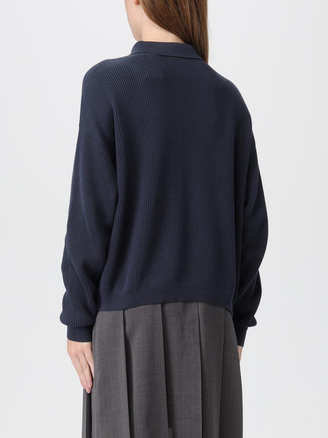 BRUNELLO CUCINELLI POLO: Camiseta mujer Brunello Cucinelli, Azul Marino - Img 3