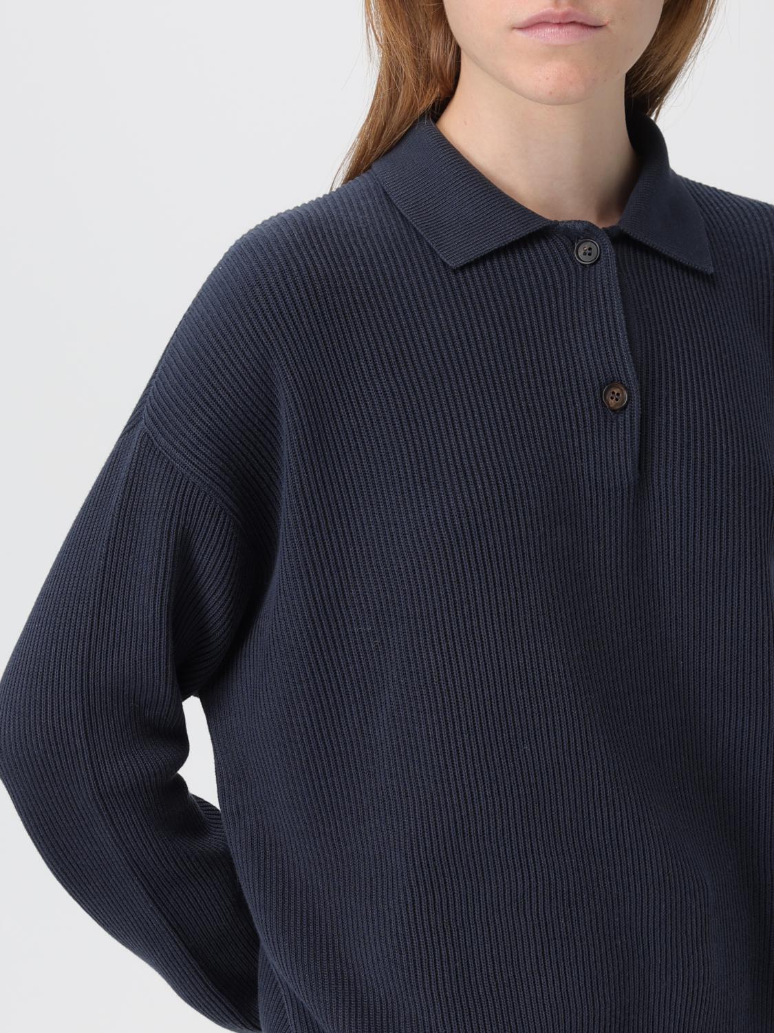 BRUNELLO CUCINELLI POLO: Camiseta mujer Brunello Cucinelli, Azul Marino - Img 5