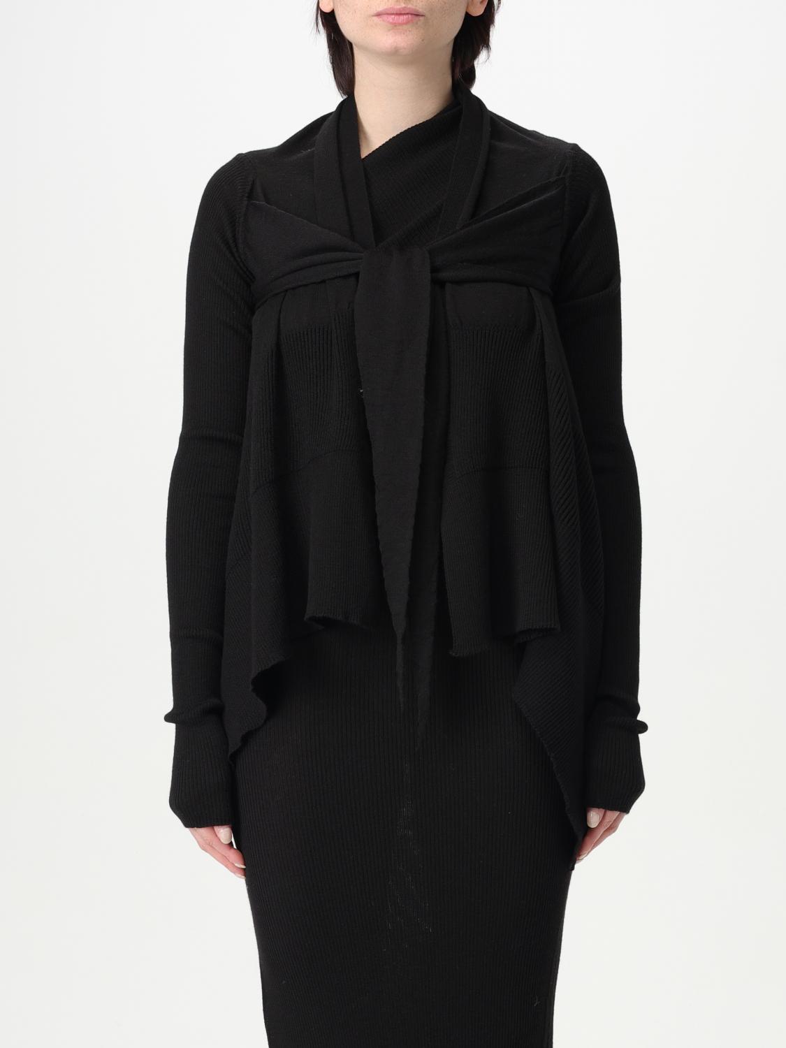 RICK OWENS TOP: Jersey mujer Rick Owens, Negro - Img 1