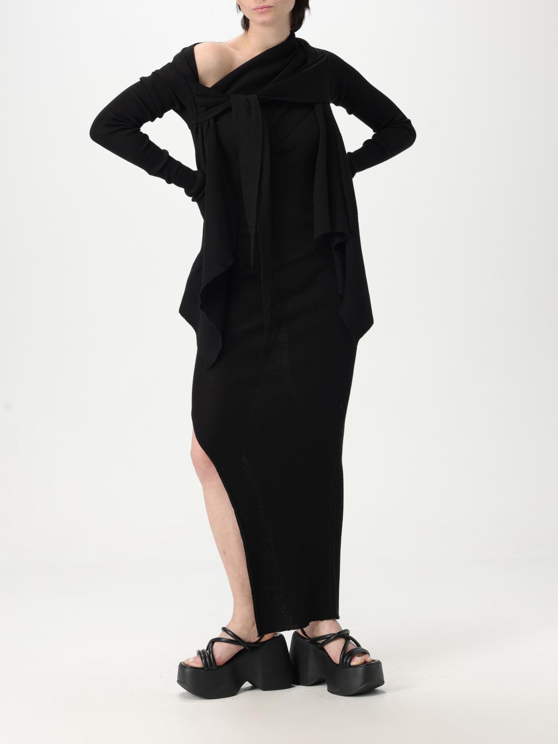RICK OWENS TOP: Jersey mujer Rick Owens, Negro - Img 2