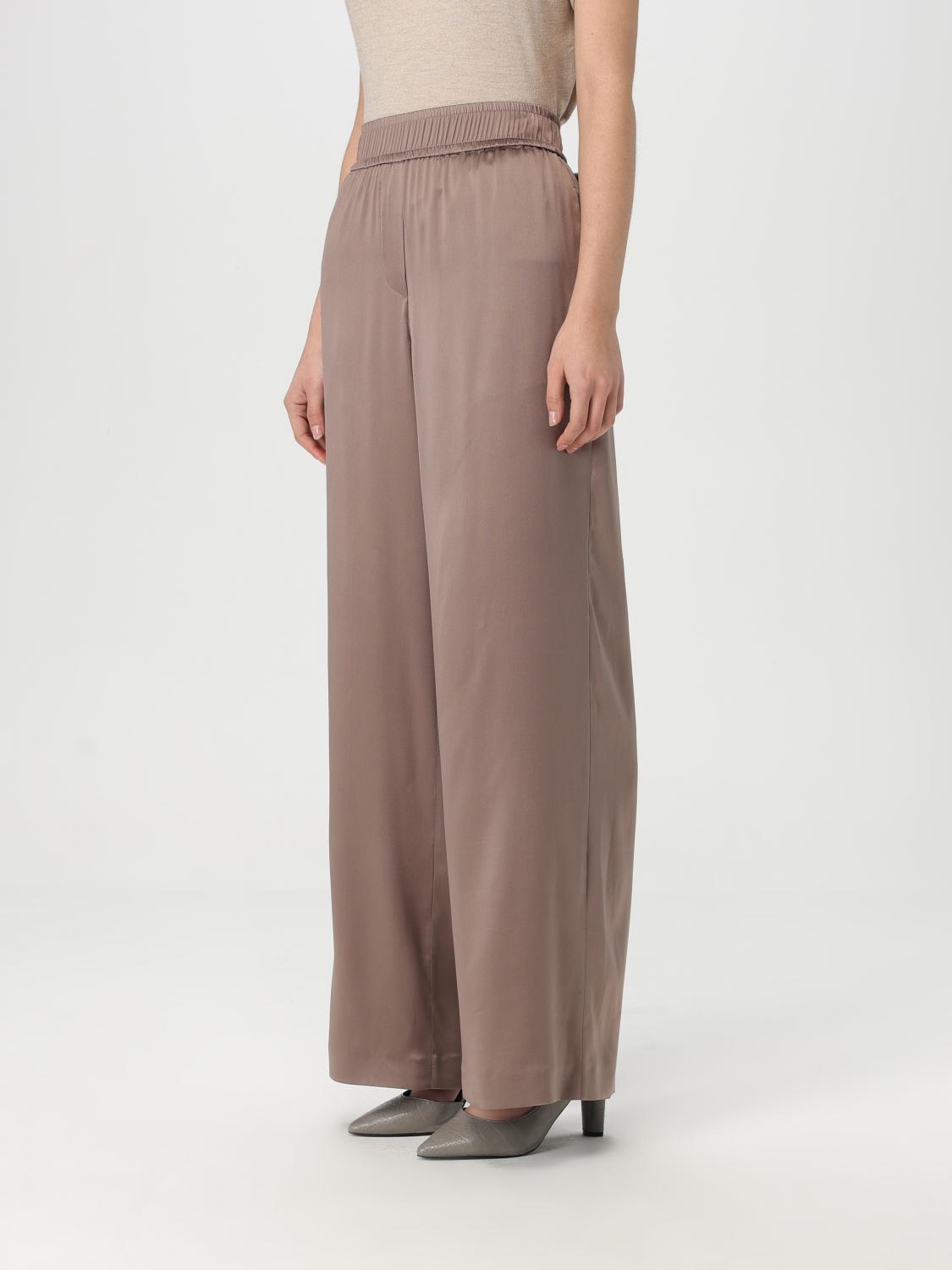 BRUNELLO CUCINELLI PANTALON: Pantalon femme Brunello Cucinelli, Cacao - Img 4