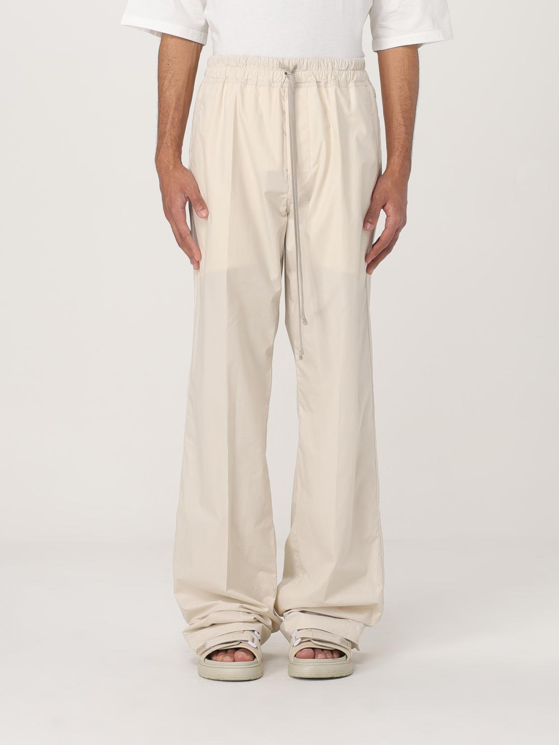 RICK OWENS PANTS: Pants men Rick Owens, Beige - Img 1
