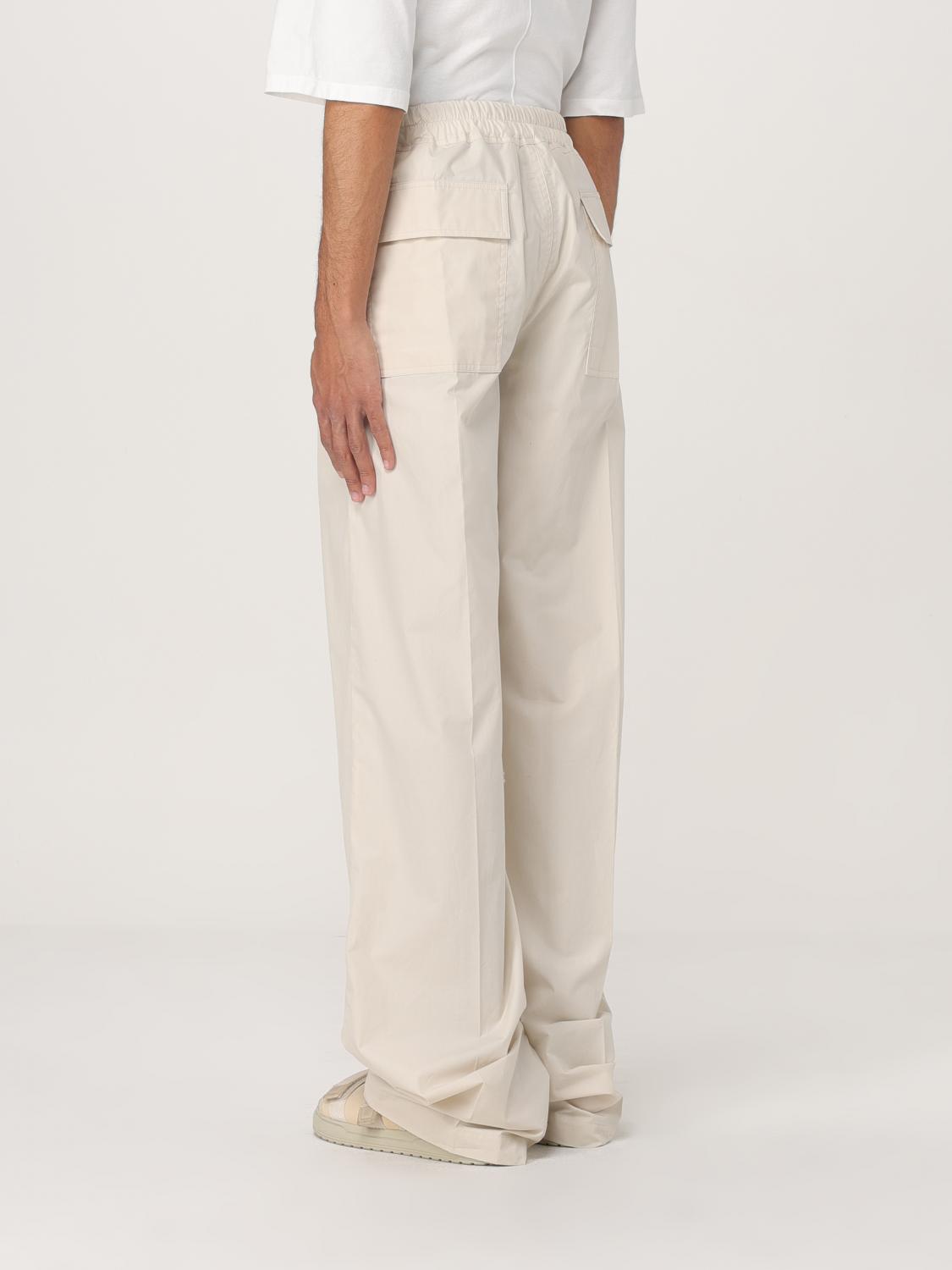 RICK OWENS PANTS: Pants men Rick Owens, Beige - Img 3