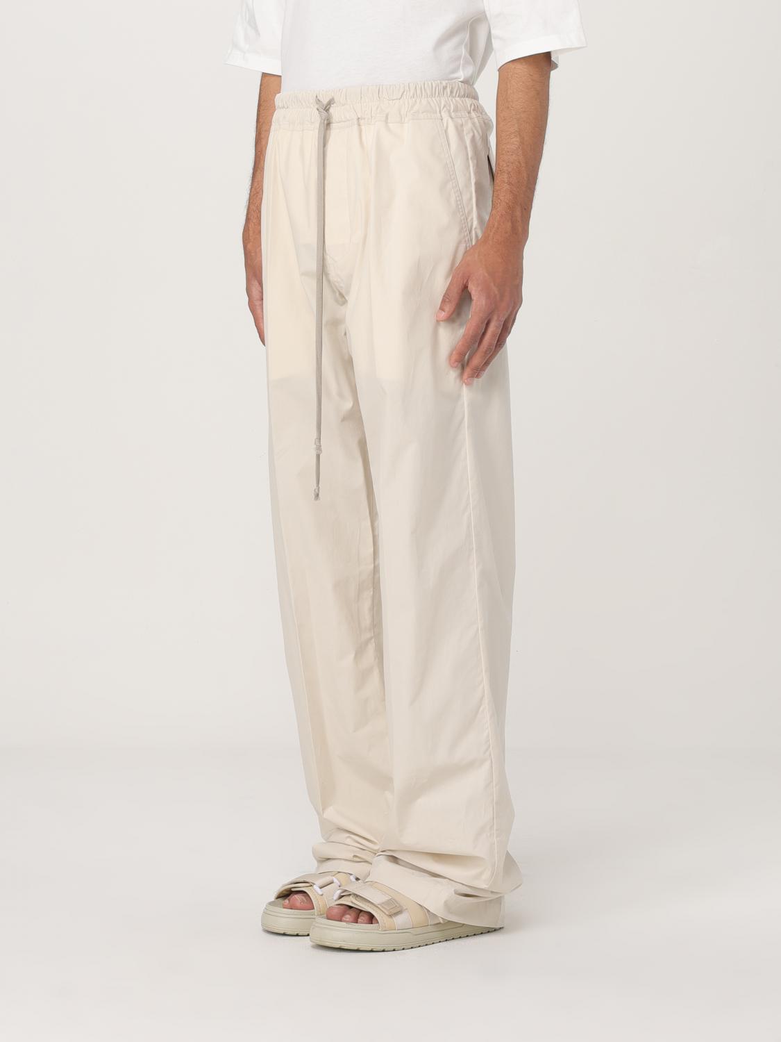 RICK OWENS PANTS: Pants men Rick Owens, Beige - Img 4