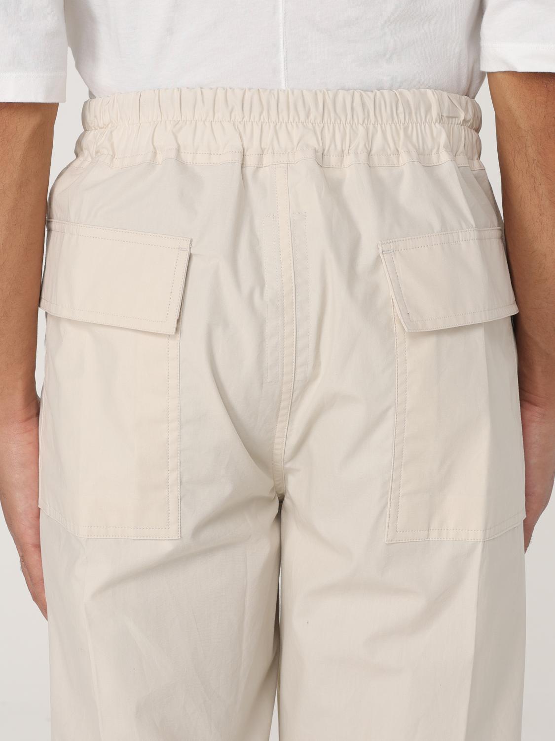 RICK OWENS PANTS: Pants men Rick Owens, Beige - Img 5