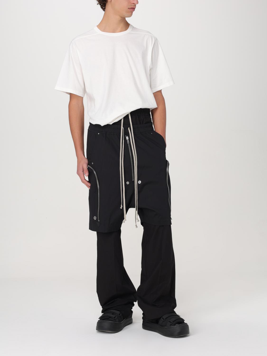 RICK OWENS ショートパンツ: ショートパンツ メンズ Rick Owens, ブラック - Img 2