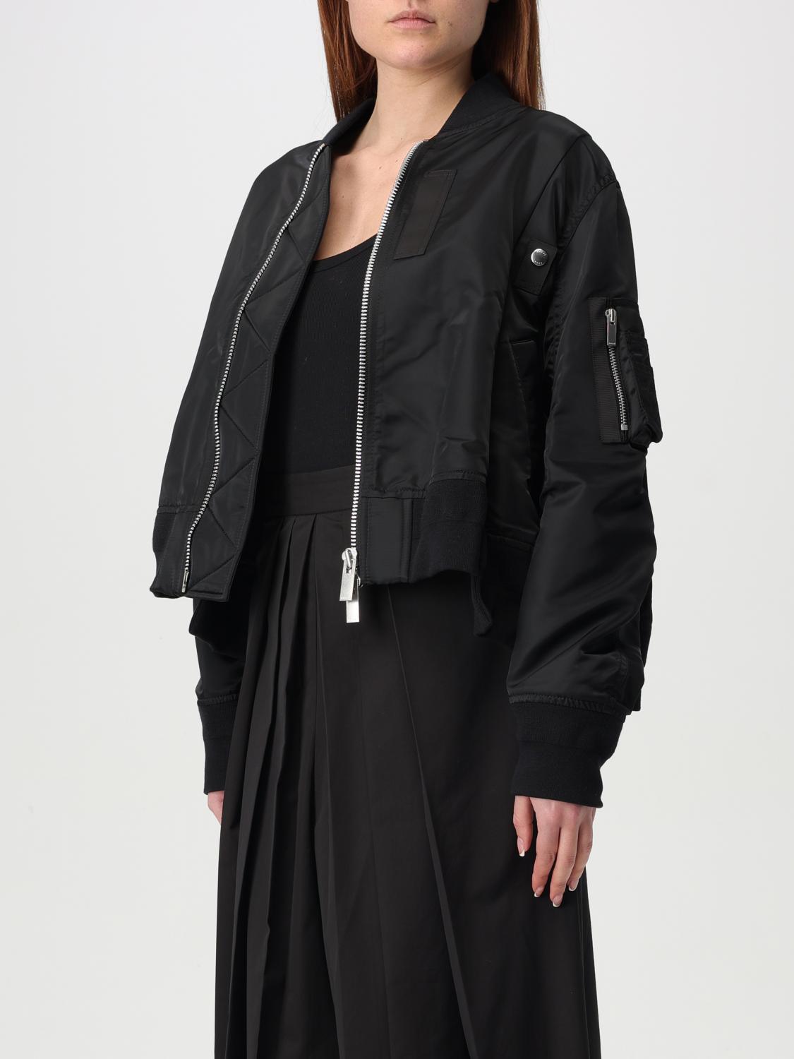 SACAI ジャケット: ジャケット レディース Sacai, ブラック - Img 4