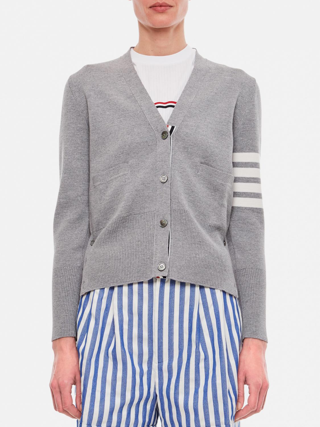 THOM BROWNE STRICKJACKE: Pullover damen Thom Browne, Grau 1 - Img 1