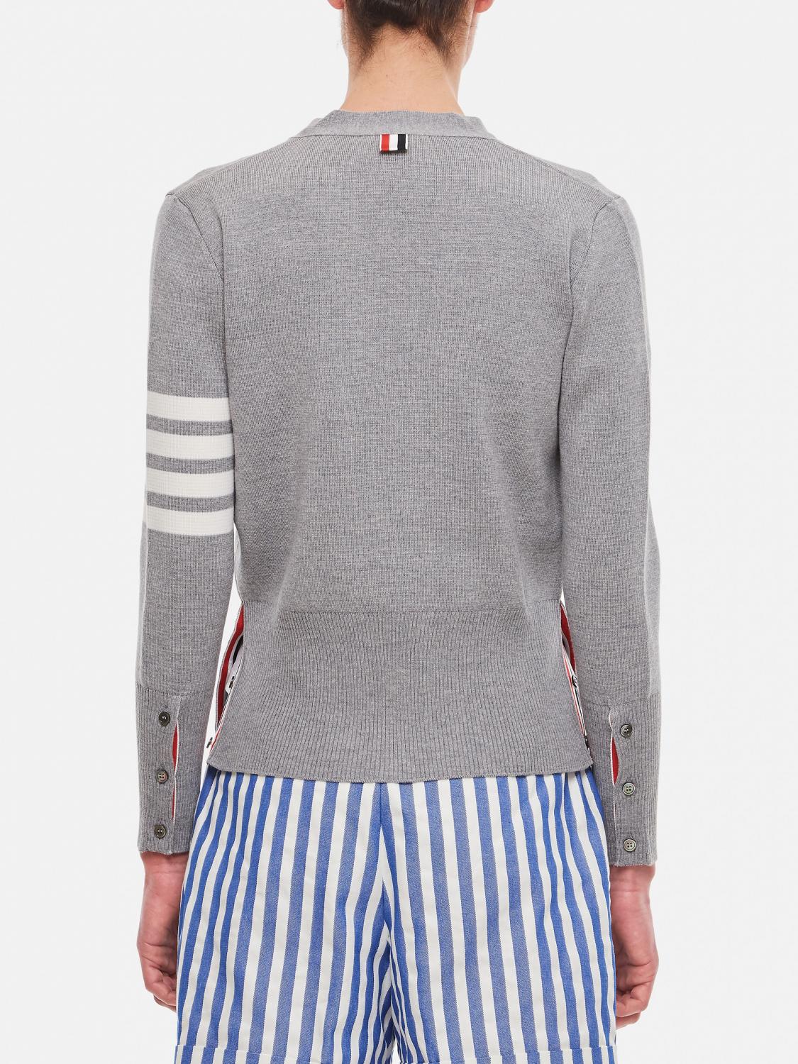 THOM BROWNE STRICKJACKE: Pullover damen Thom Browne, Grau 1 - Img 3