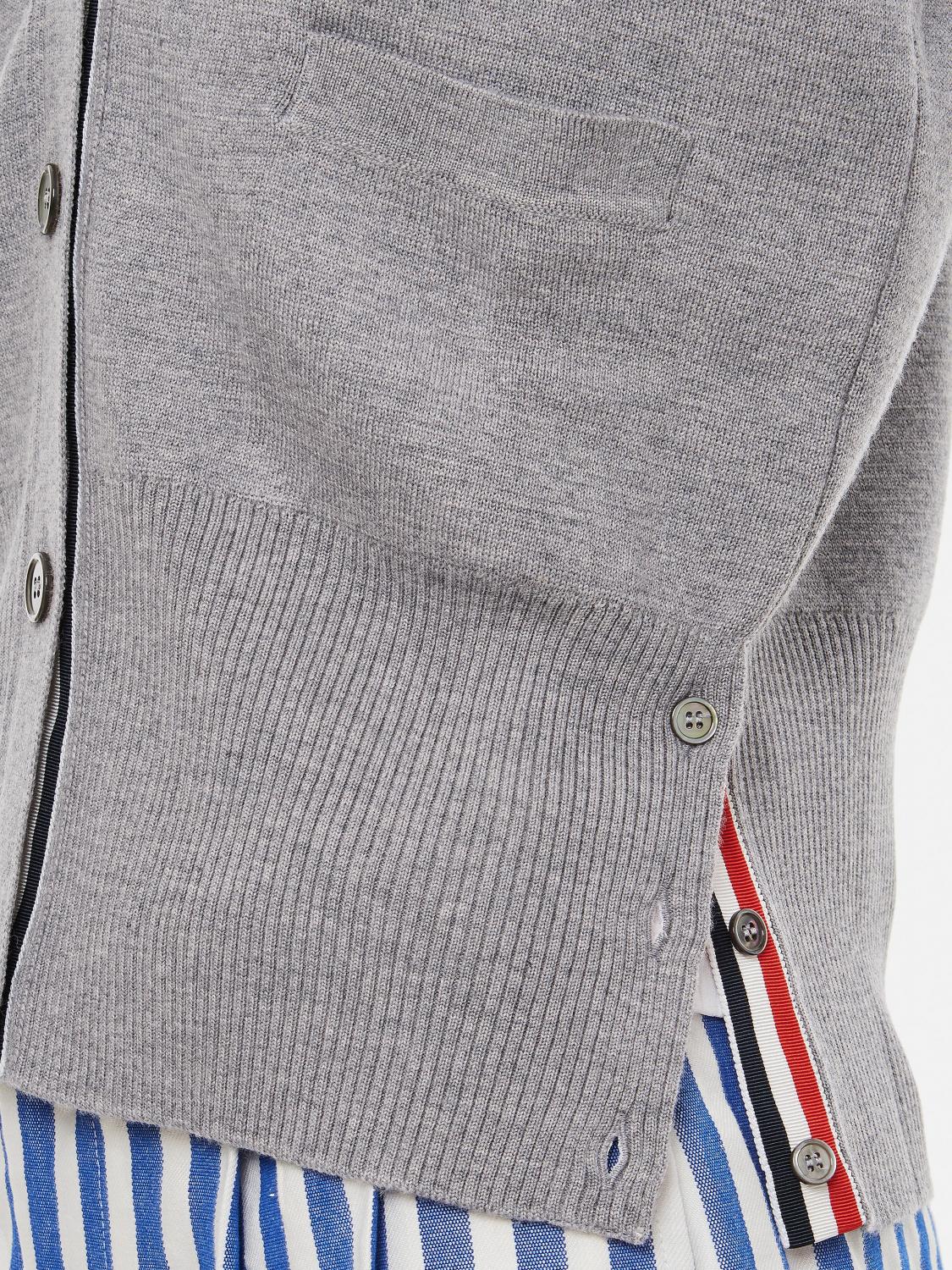 THOM BROWNE STRICKJACKE: Pullover damen Thom Browne, Grau 1 - Img 4