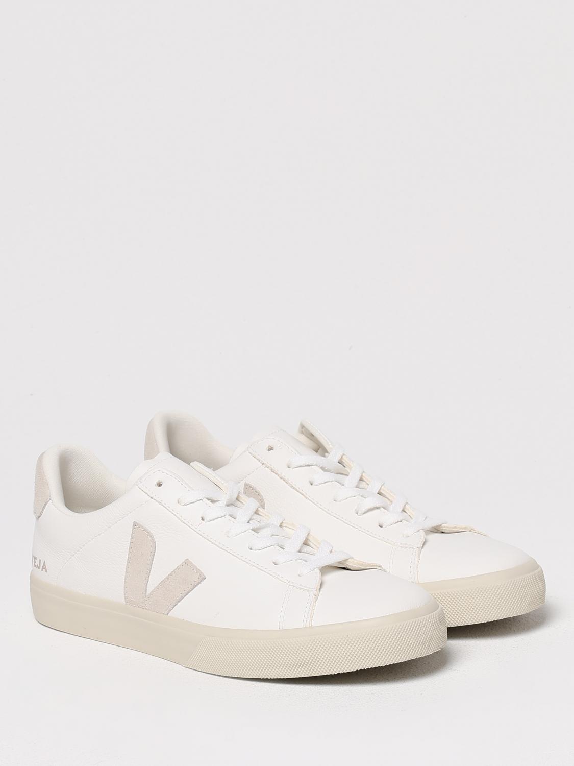 VEJA SNEAKERS: Sneakers Campo Veja in pelle , Bianco - Img 2