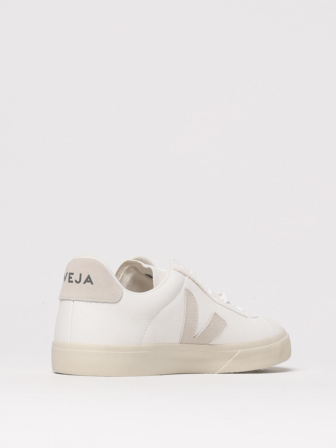 VEJA SNEAKERS: Sneakers Campo Veja in pelle , Bianco - Img 3