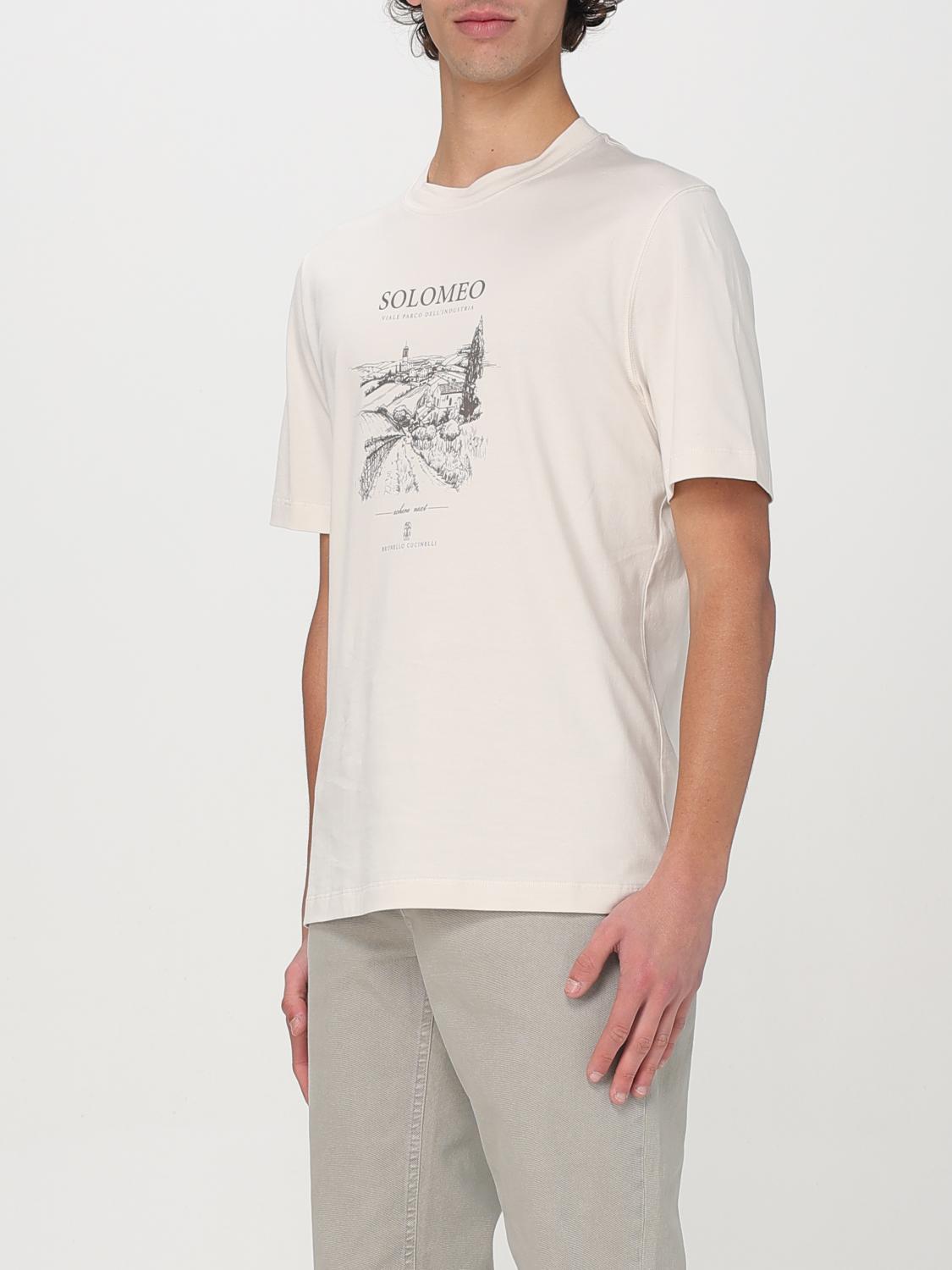 BRUNELLO CUCINELLI T-SHIRT: T-shirt men Brunello Cucinelli, White - Img 4