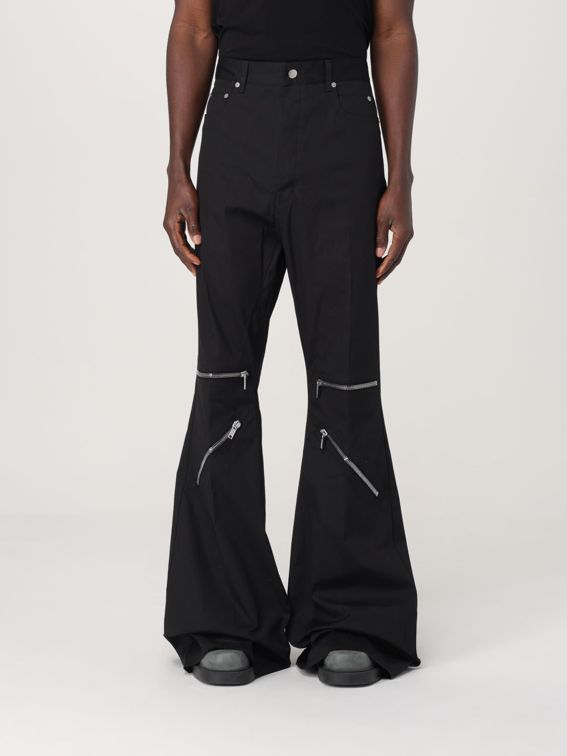 RICK OWENS JEANS: Pants men Rick Owens, Black - Img 1