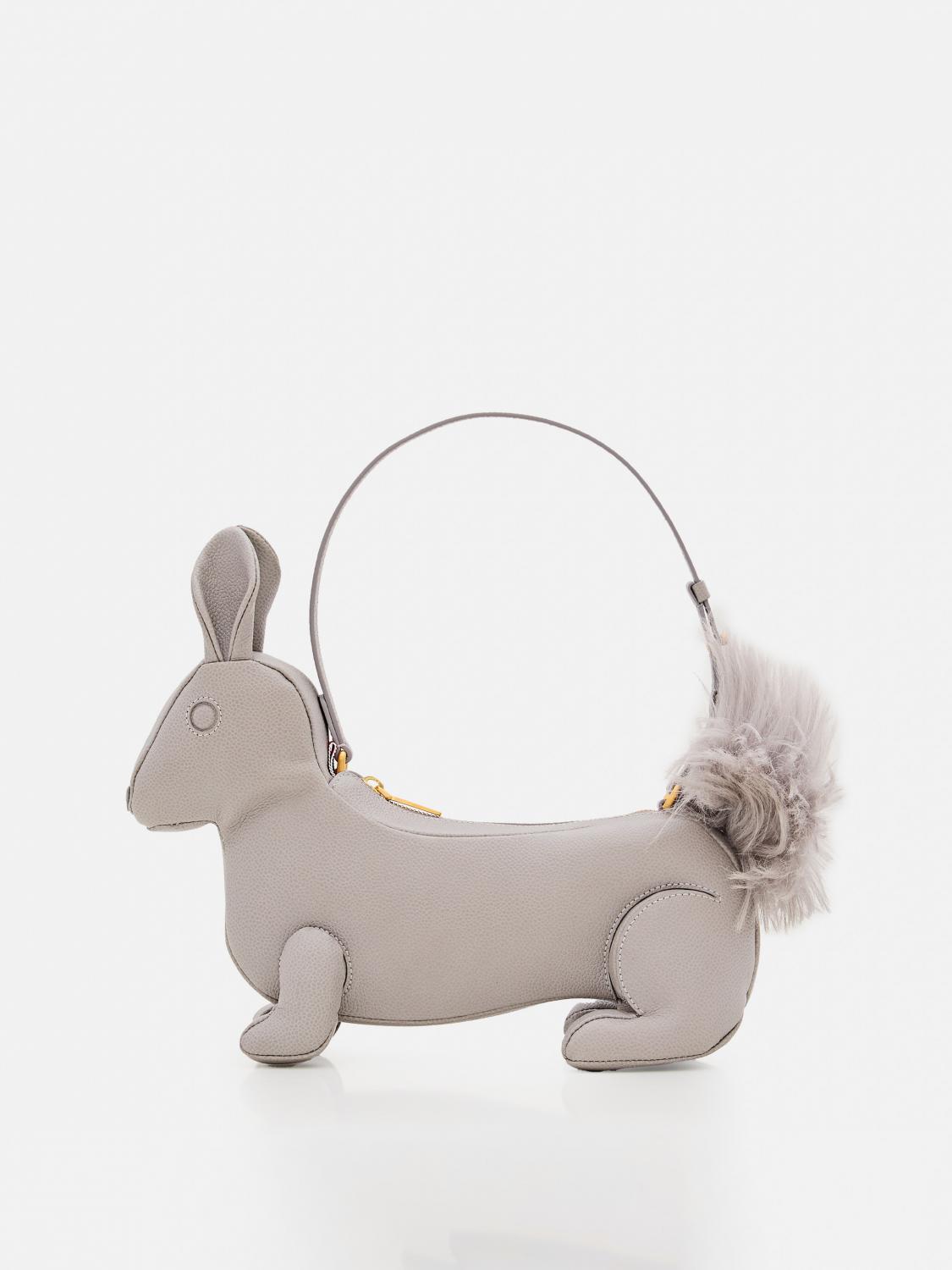 THOM BROWNE SCHULTERTASCHE: Handtasche damen Thom Browne, Grau - Img 1