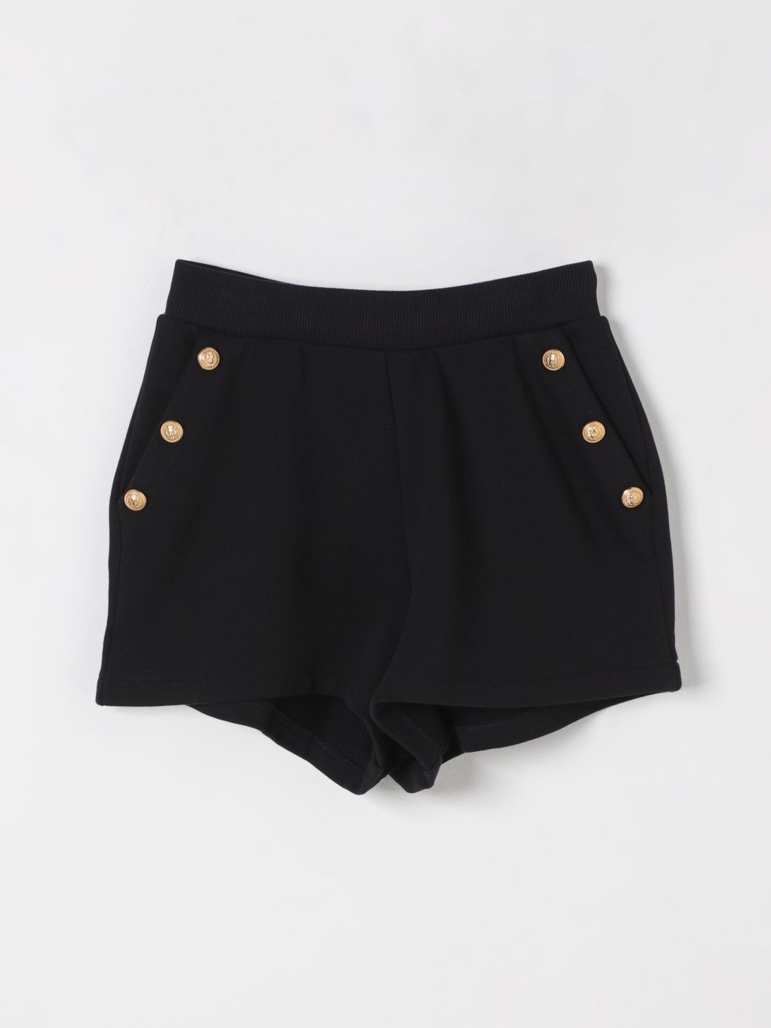 BALMAIN SHORT: Short kids Balmain, Black - Img 1