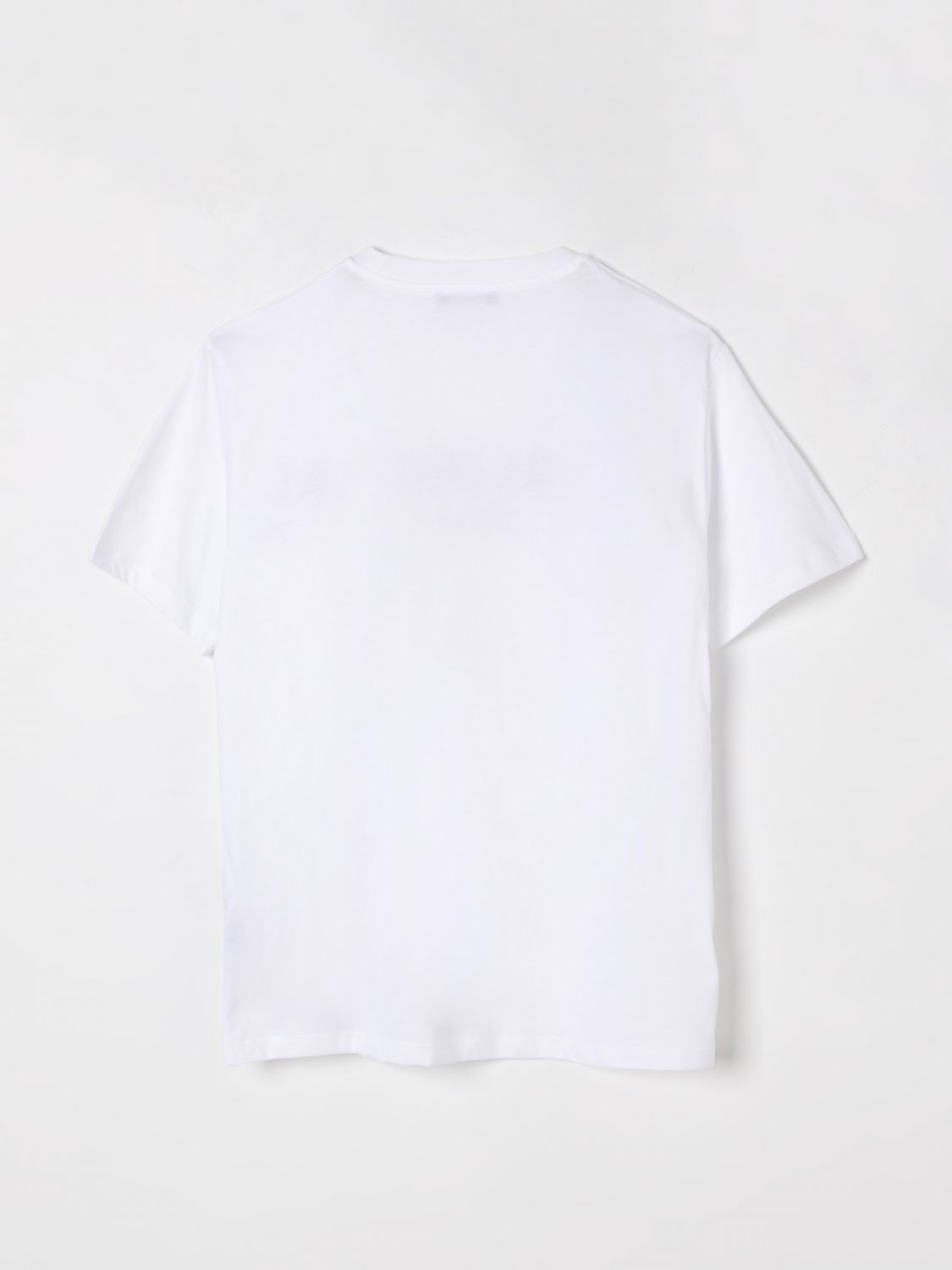 BALMAIN T-SHIRT: T-shirt basic Balmain in cotone con logo , Bianco - Img 2