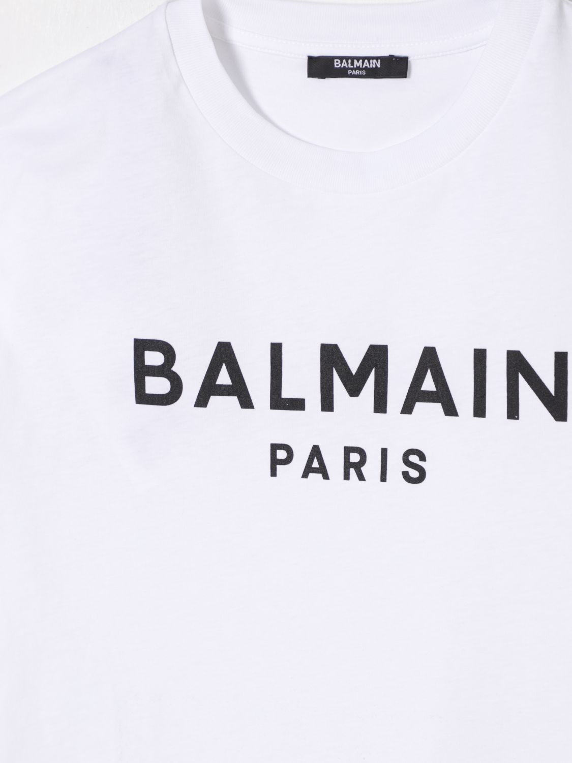 BALMAIN T-SHIRT: T-shirt kids Balmain, White - Img 3