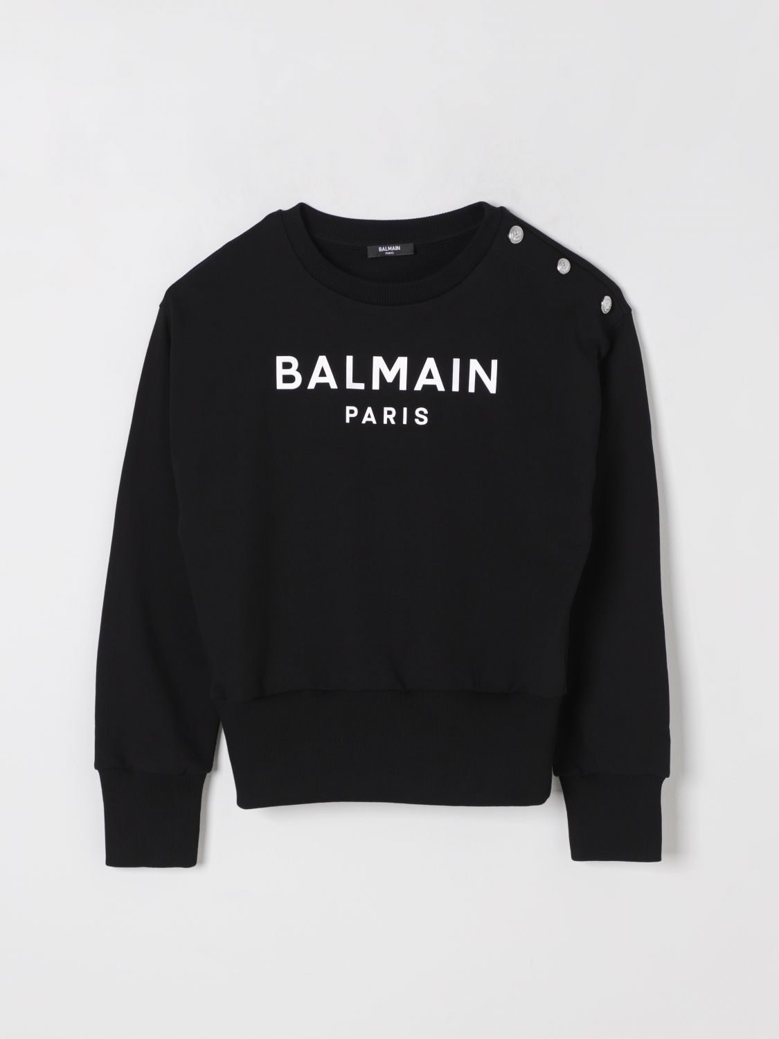 BALMAIN СВИТЕР: Свитер Детское Balmain, Черный - Img 1