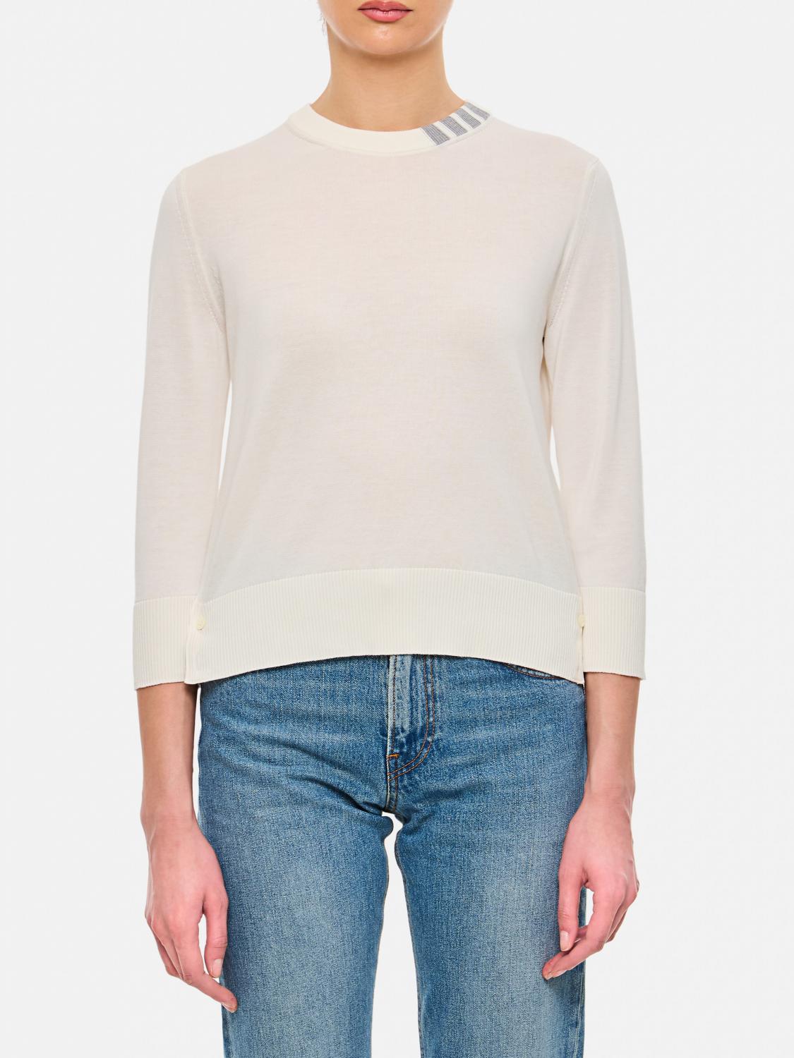 THOM BROWNE JERSEY: Jersey mujer Thom Browne, Blanco - Img 1