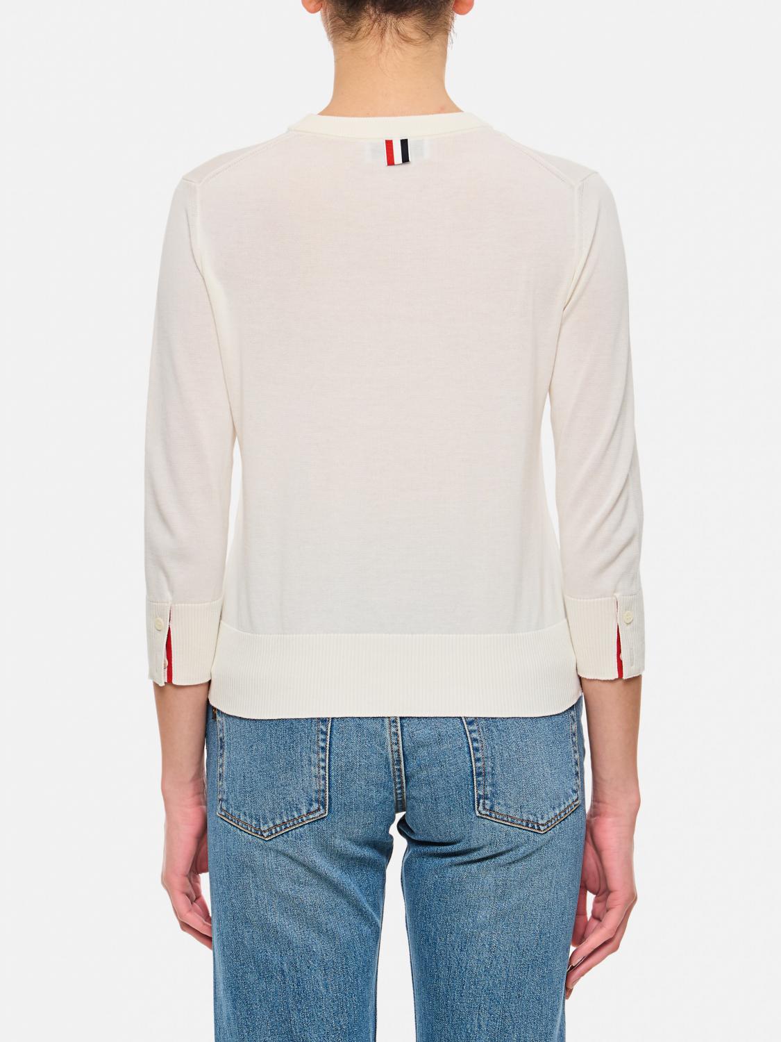 THOM BROWNE JERSEY: Jersey mujer Thom Browne, Blanco - Img 3
