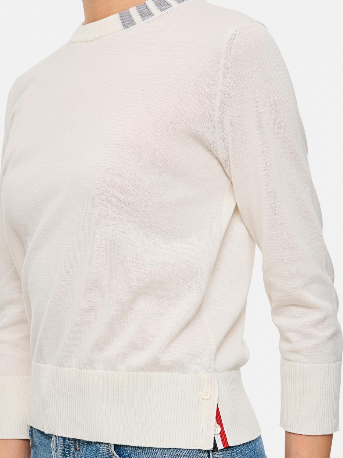 THOM BROWNE JERSEY: Jersey mujer Thom Browne, Blanco - Img 4
