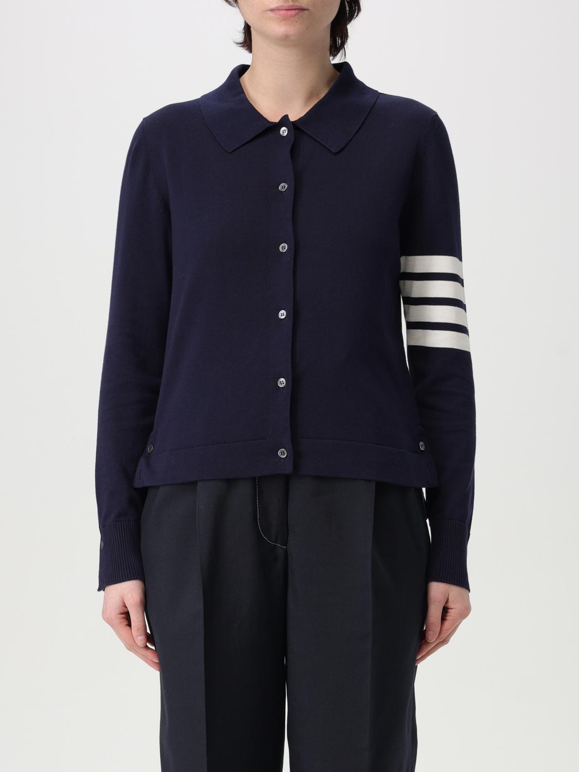 THOM BROWNE SHIRT: Shirt woman Thom Browne, Navy - Img 1