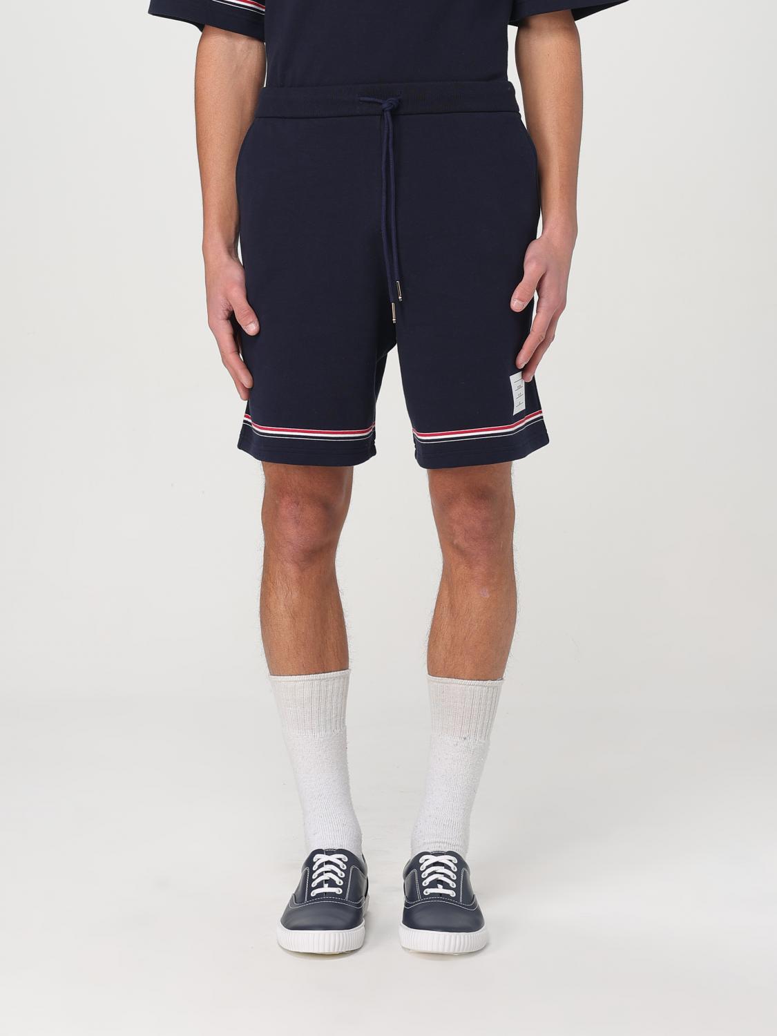 THOM BROWNE PANTALONCINO: Pantaloncino uomo Thom Browne, Blue Navy - Img 1