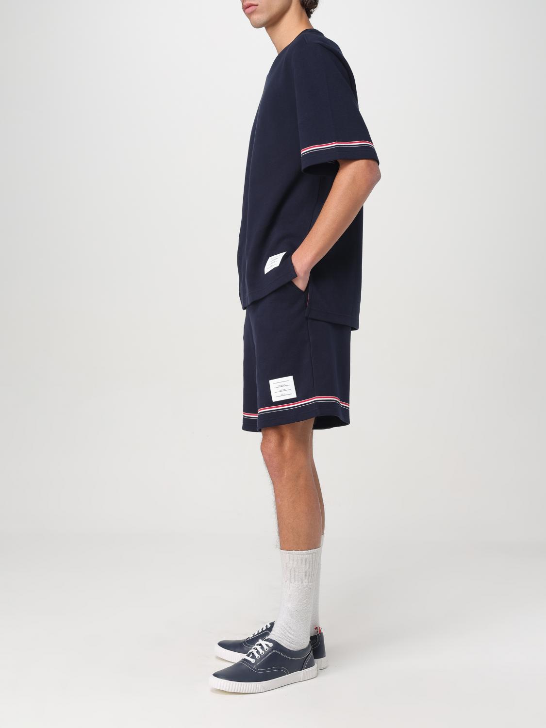 THOM BROWNE PANTALONCINO: Pantaloncino uomo Thom Browne, Blue Navy - Img 2