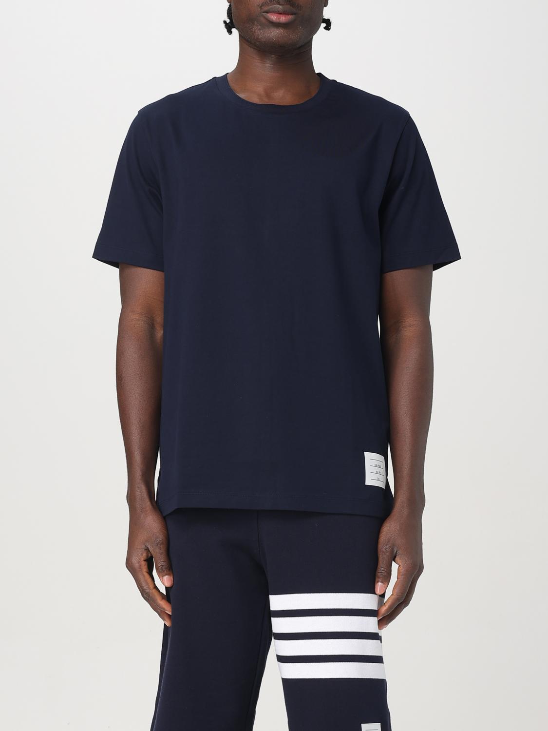 THOM BROWNE T-SHIRT: T-shirt men Thom Browne, Navy - Img 1